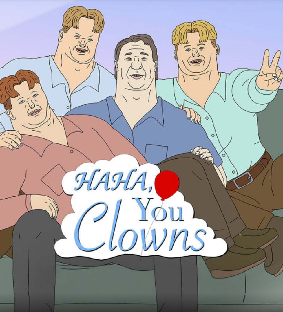 哈哈,你们这些小丑