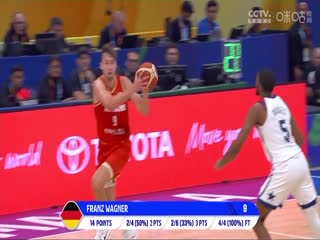 男篮世界杯 美国VS德国 20230908（霍楠、杨鸣）