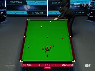 2023斯诺克苏格兰公开赛半决赛 周跃龙5-6加里·威尔逊 20231216（李照）