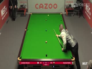 斯诺克 乔丹·布朗3-4丹尼尔·威尔斯 20230818
